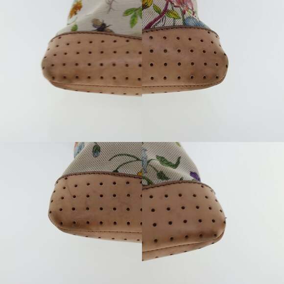 GUCCI Shoulder Bag Canvas Multicolor Gold - Picture 10 of 13